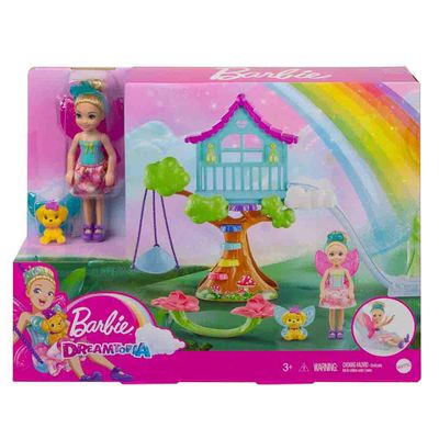 Boneca Barbie - Conjunto Chelsea - Balanco Nuvens - GTF49 MATTEL