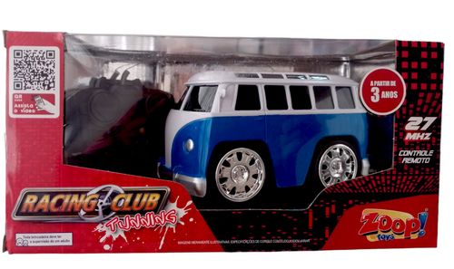 Carro - Com Controle Remoto - Racing Club Tunning - Kombi Azul - ZP00117 LUMINUS IMPORTACAO E
