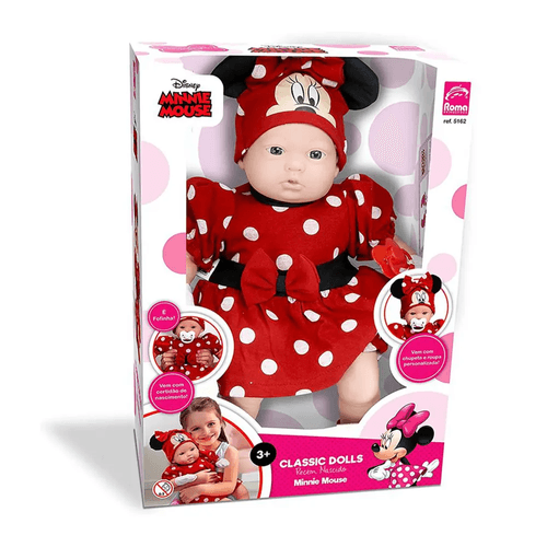 Boneca - Minnie Classic Dolls - Recem Nascido - 5162