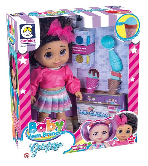 Boneca - Baby Vem Brincar Gelateria - 2667 COTIPLAS