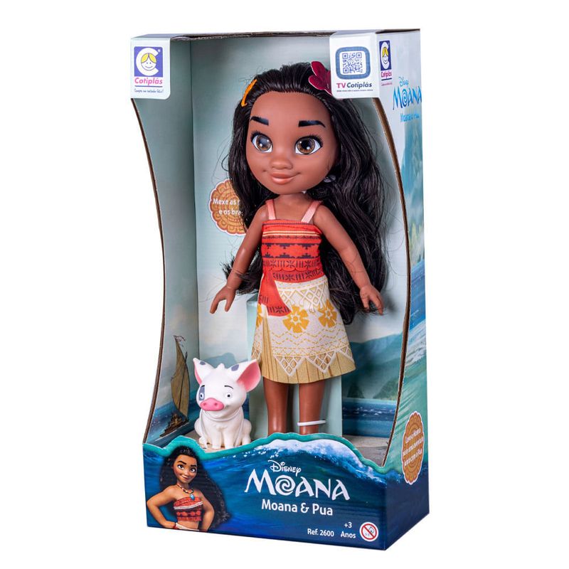 Moana e Pua - Princesas Disney - 2600 - Cotiplás - Real Brinquedos