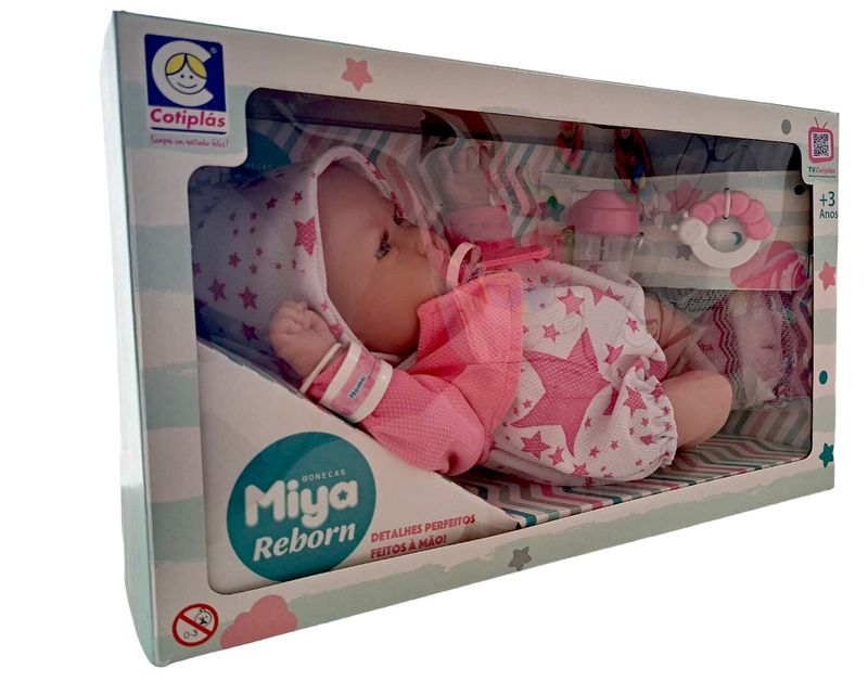 BONECA MIYA REBORN MENINO - COTIPLAS