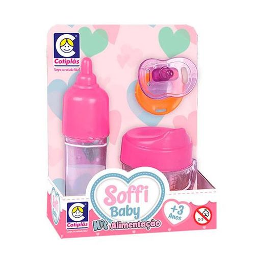 Kit Alimentacao - Acessorios para Bonecas - Soffi Baby - 2673 COTIPLAS