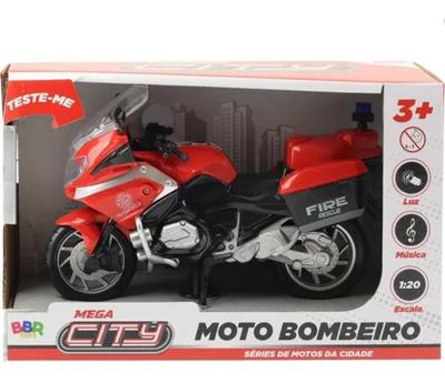 Moto - Mega City Bombeiro - Vermelha BBR