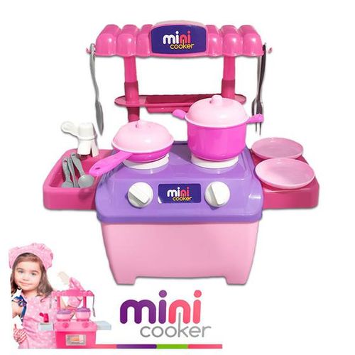 Cozinha de Brinquedo - Mini Cooker - Rosa - 493 BSTOYS