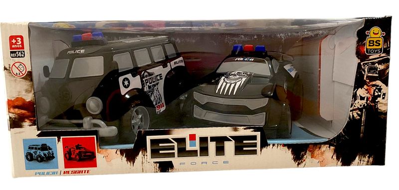 Caminhão de brinquedo Truck Polícia Preto Bs Toys