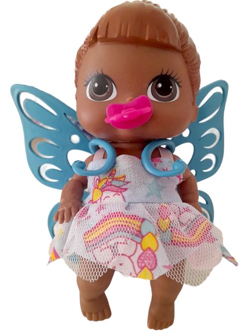 Boneca - Babys Collection Mini Fada Negra - 374 SUPER TOYS