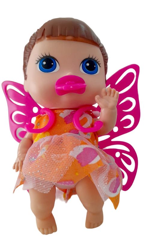 Boneca - Babys Collection Mini Fada Morena - 373 SUPER TOYS