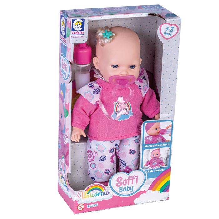 Boneca Bebê Soffi Baby - Reborn - Cotiplás