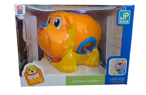 Cachorrinho - Bulldog Didatico - Laranja - 283 JP BRINK LTDA EPP