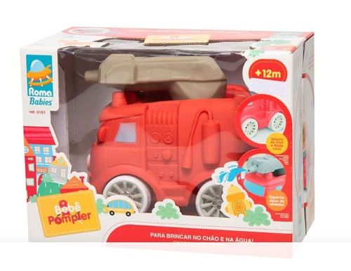 Carrinho de Bombeiro - Bebe Pompier - 161 - ROMA JENSEN