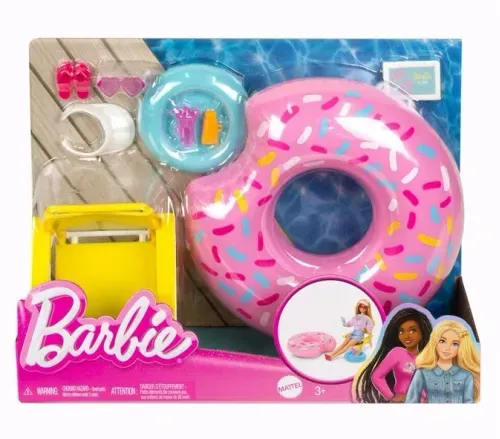 Conjunto - Barbie - Moveis Para Piscina - HPT51 - MATTEL