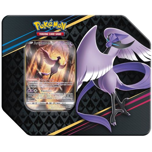 Cartas - Articuno Pokemon Lata Realeza Absoluta COPAG DA AMAZONIA