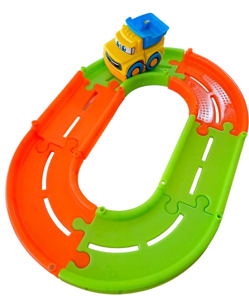 Pista Interativa - Happy Cars - Caminhaozinho Tuck Camba Amarelo - 259 - JP BRINK LTDA EPP