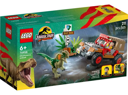 Blocos de Montar - Emboscada do Dilofossauro LEGO DO BRASIL