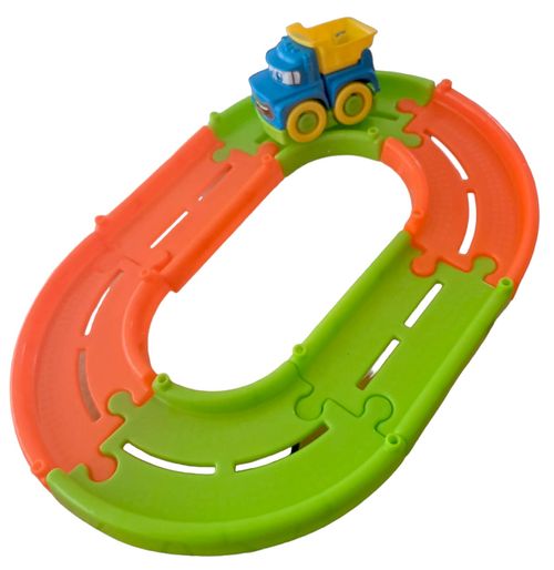 Pista Interativa - Happy Cars - Caminhaozinho Tuck Camba Azul - 259 - JP BRINK LTDA EPP