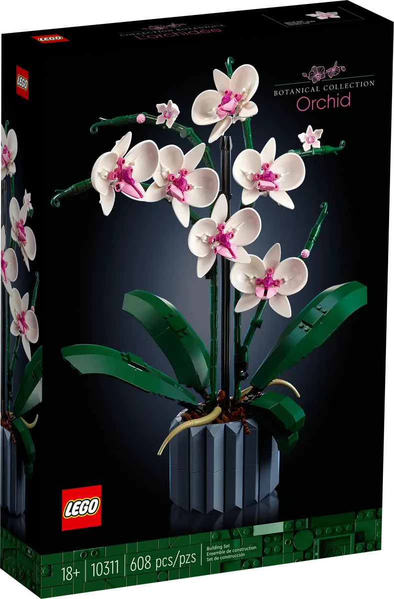 Blocos de Montar - Botanical Collection Orchid - 10311 - M BRINQ