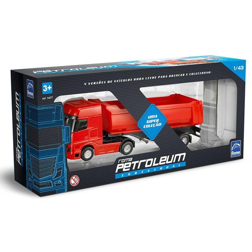 Caminhao Petroleum - Vermelho - Carreta Individual -  Cacamba - 1477 ROMA JENSEN