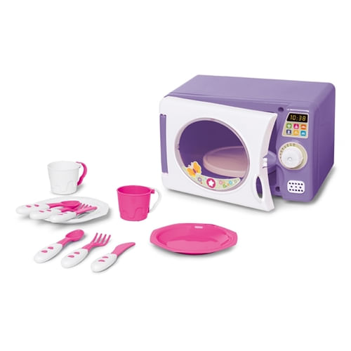 Micro-ondas - Tateti Infantil Com Som - Roxo - 346 - TA TE TI INDUSTRIA E