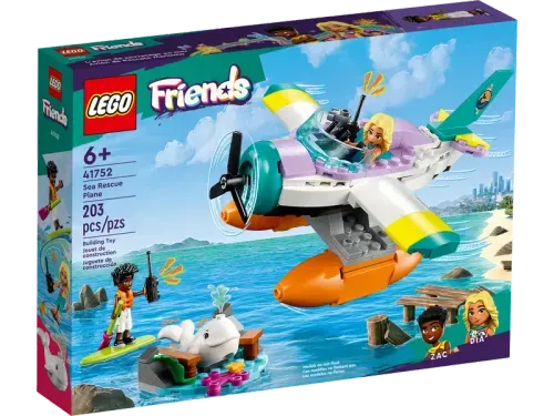 Blocos de Montar - Friends - Aviao de Resgate Maritimo - 41752 - LEGO DO BRASIL