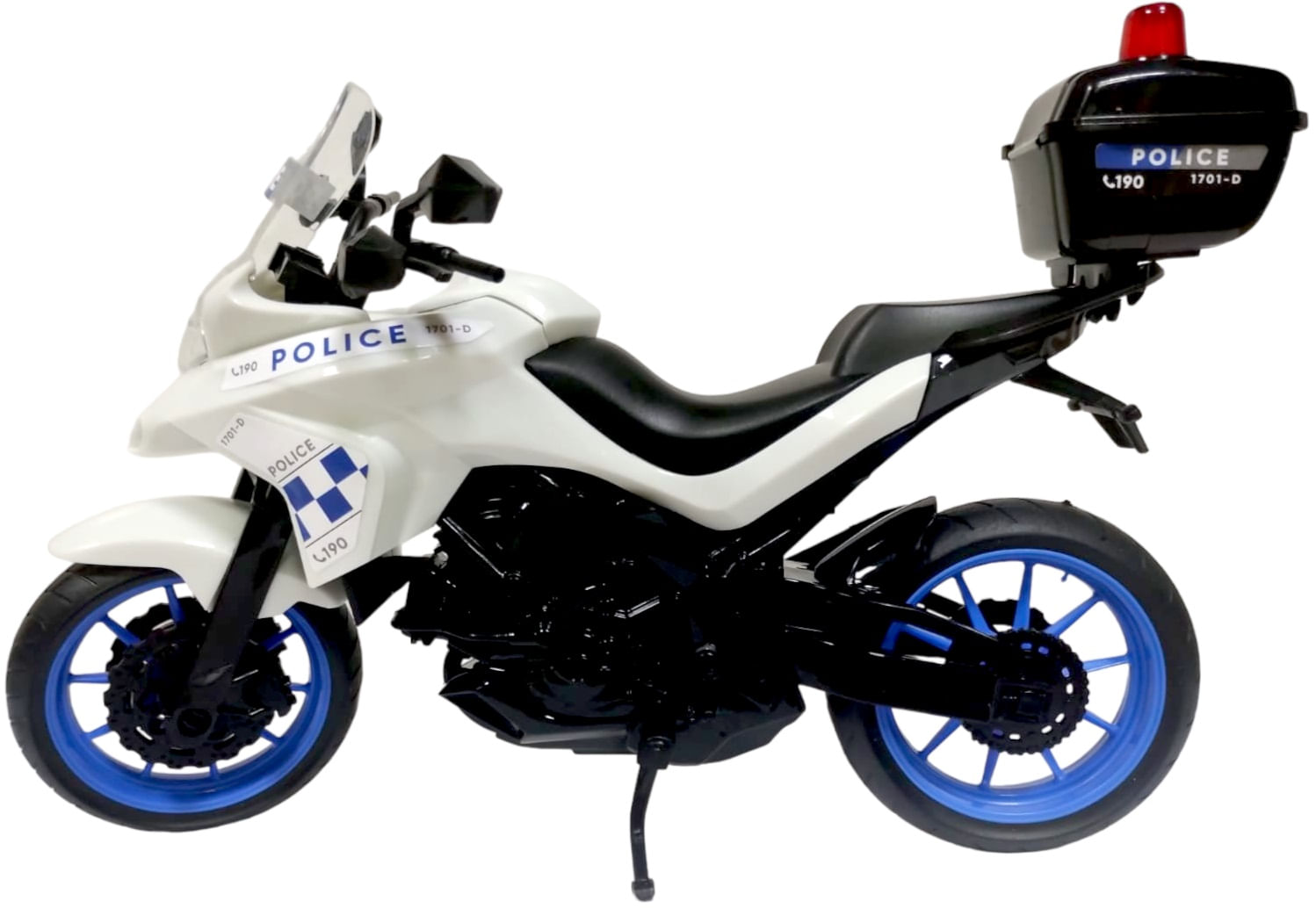 Moto com Baú Multi Motors Police - Roma Brinquedos - Lojas Magal