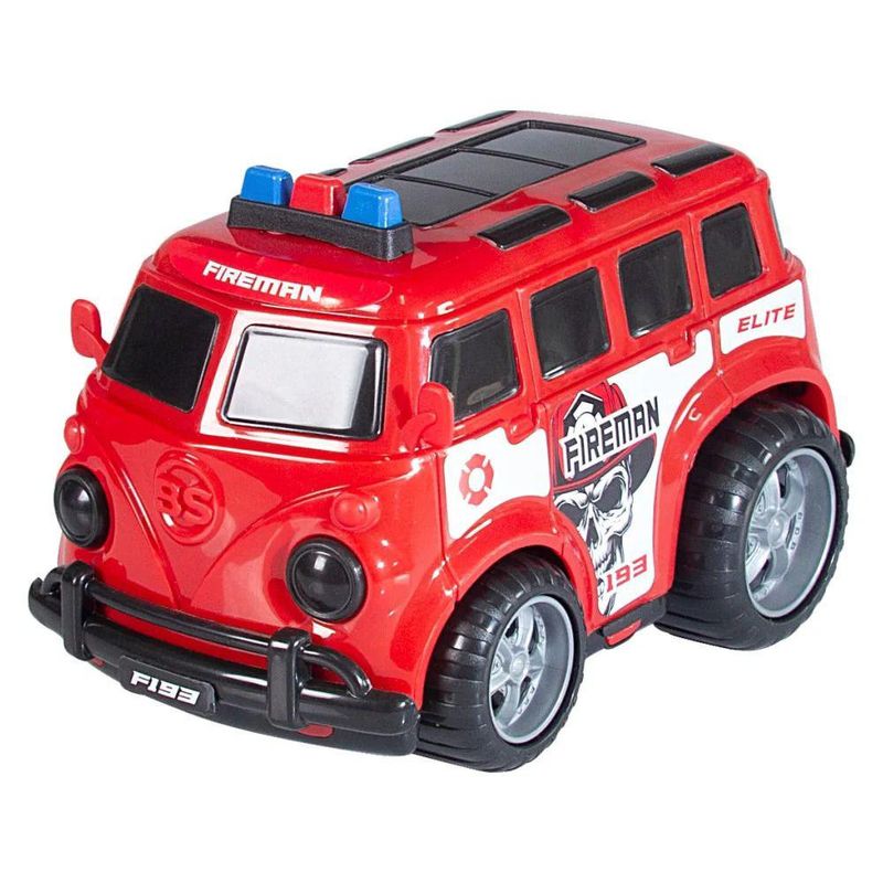 Caminhão de brinquedo Truck Bombeiro Vermelho Bs Toys