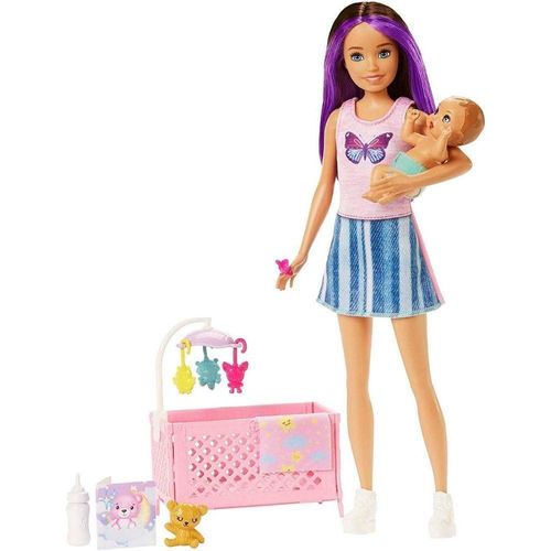 Conjunto - Boneca Barbie - Skipper Babysitters INC - HJY33 MATTEL