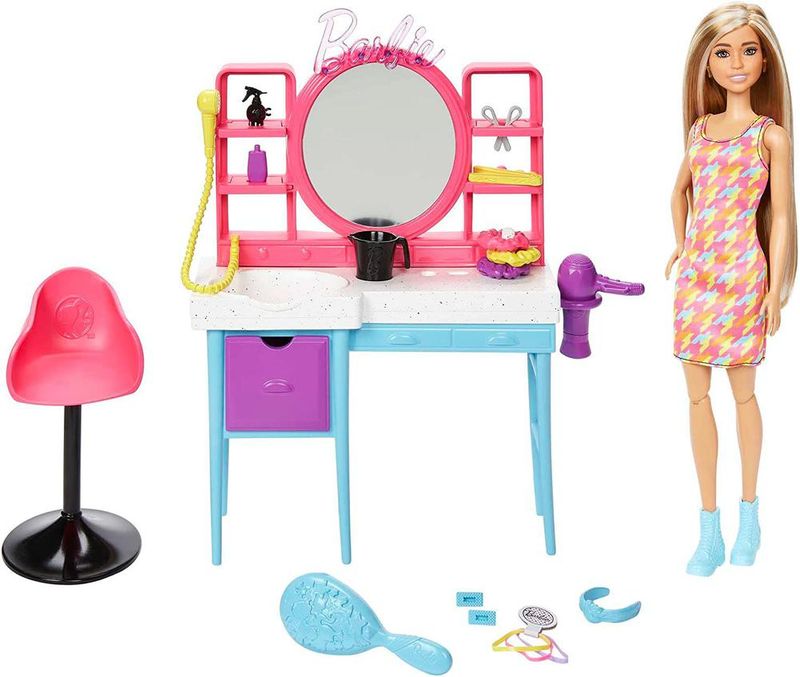 Jogos de Salão de Cabeleireiro da Barbie no Meninas Jogos