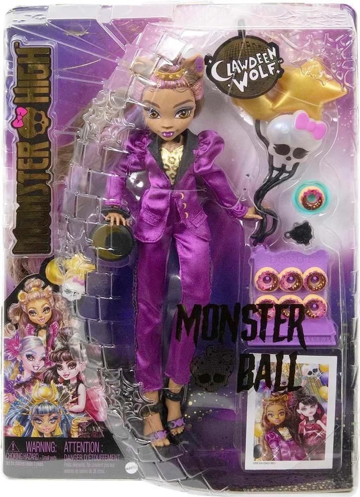 Boneca Antiga Monster High Clawdeen Wolf Roupa Original Mattel