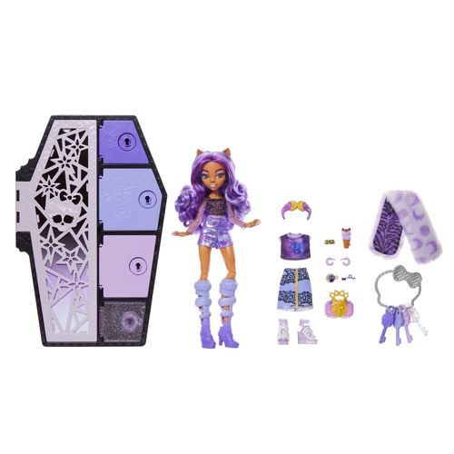 Boneca Articulada com Acessórios - Monster High - Skulltimates Secrets -  Draculaura - Mattel