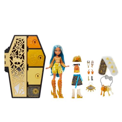 Boneca Articulada - Monster High - Skulltimate Secrets - Fear Idescent - Cleo de Nile MATTEL