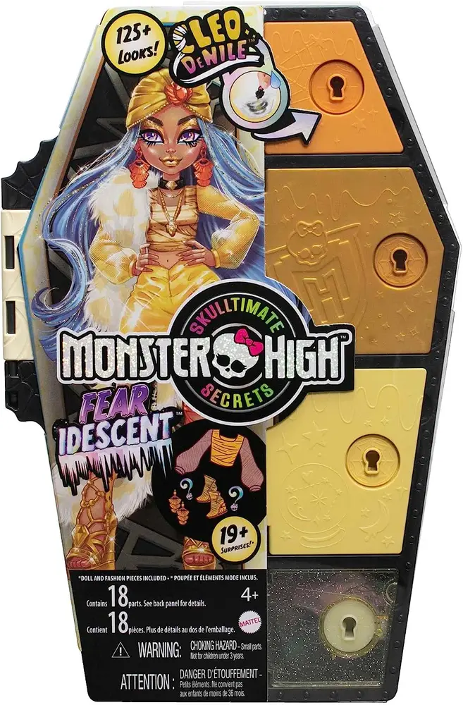 Monster High Boneca Skulltimates Secrets Cleo : : Brinquedos e  Jogos