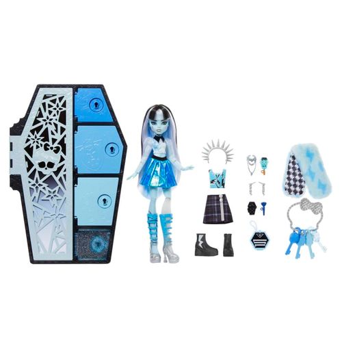 Boneca Articulada - Monster High - Skulltimate Secrets - Fear Idescent - Frankie Stein MATTEL