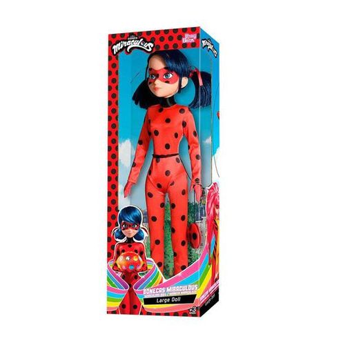 Boneca - Lady Bug Miraculos Grande NOVABRINK
