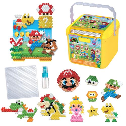 Maleta Aquabeads - Super Mario - Creation Cube - Star Beads EPOCH MAGIA