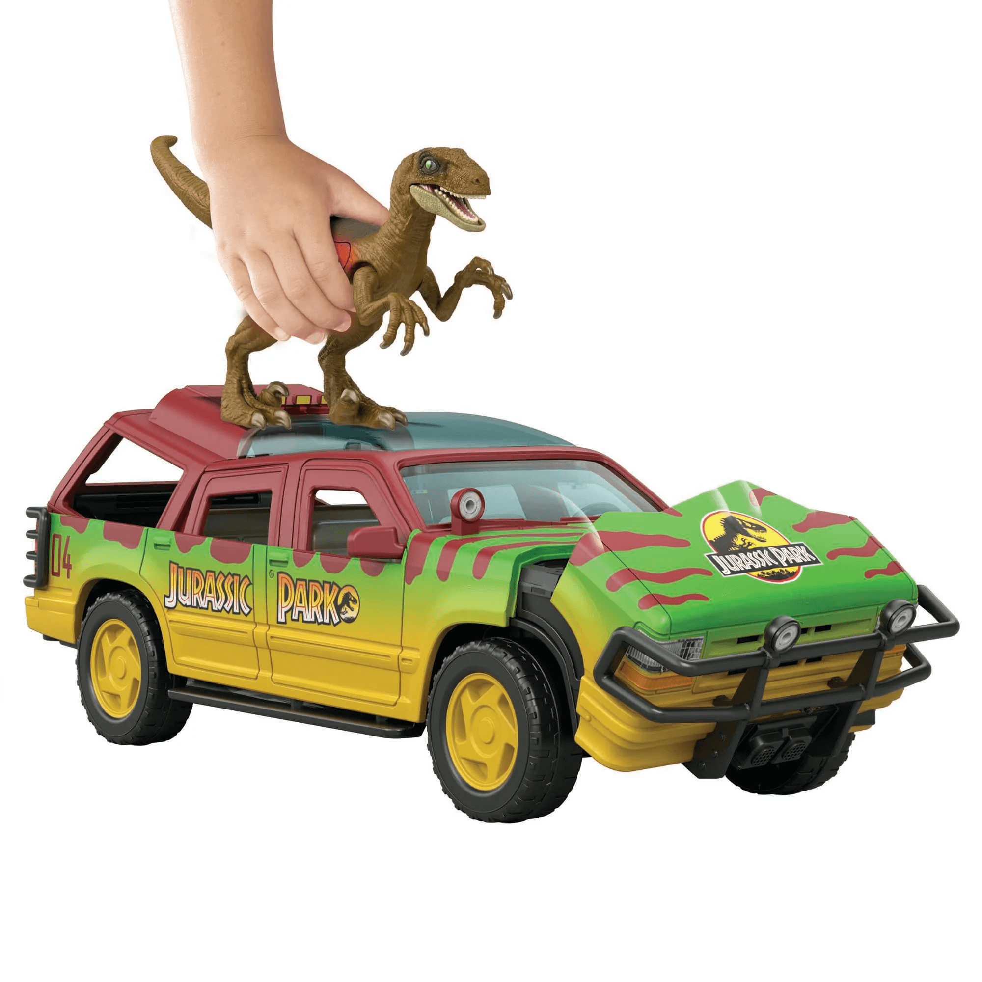 Brinquedo de lançamento de carro dinossauro veículo de jogo realista  unidade inercial dinossauros