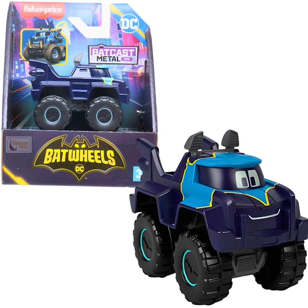 Mini Carrinho Batwheels - Bat-Truck - Preto MATTEL
