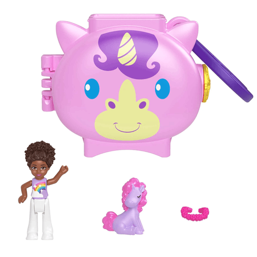 Mini Conjunto - Polly Pocket - Pet Connects - Unicornio MATTEL