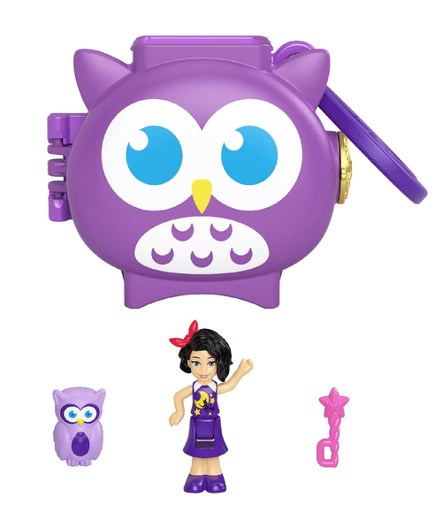 Mini Conjunto - Polly Pocket - Pet Connects - Coruja MATTEL