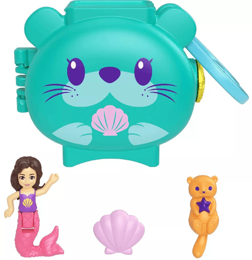 Mini Conjunto - Polly Pocket - Pet Connects - Foca MATTEL