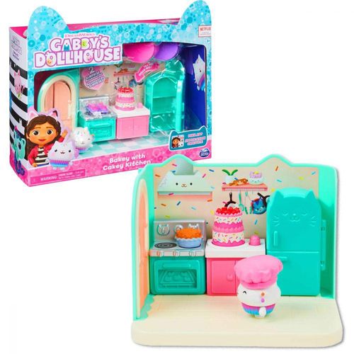 Conjunto - Casa Magica da Gabbys - Cozinha com Bolo - Cakey SUNNY BRINQUEDOS