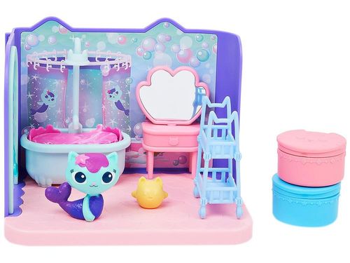 Conjunto - Casa Magica da Gabbys - Banheiro de Luxo - MerCats SUNNY BRINQUEDOS