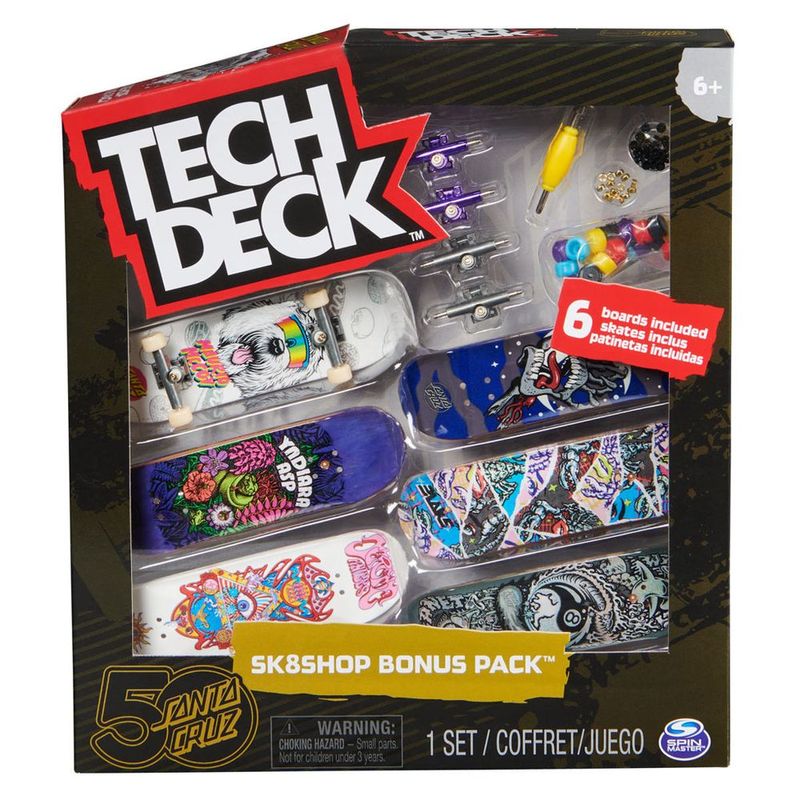 Kit Tech Deck Skate de Dedo com 4 Unidades - Sunny - Skate de Dedo