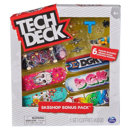 Tech Deck - Skate De Dedo - 6 Unidades - DGK SUNNY BRINQUEDOS