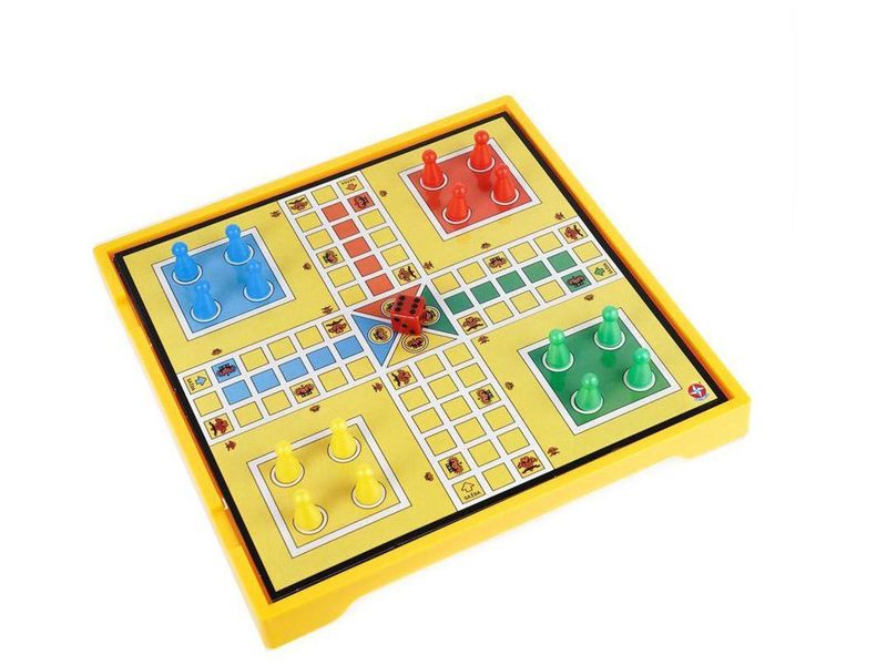 Jogo De Tabuleiro 2 Em 1 Ludo E Sobe E Desce