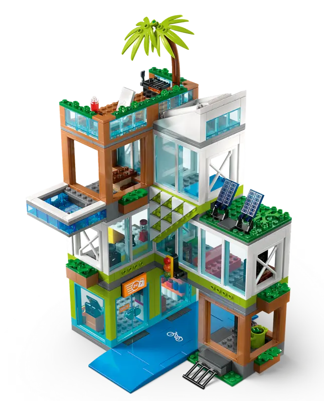 Blocos de Montar - Predio de Apartamento M BRINQ