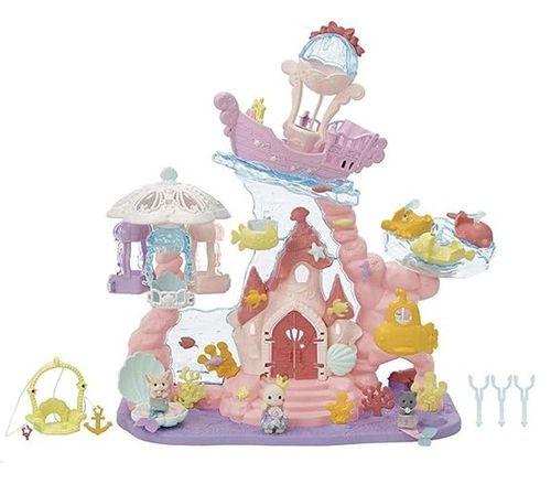 Conjunto - Castelo da Bebe Sereia - Sylvanian Families EPOCH MAGIA