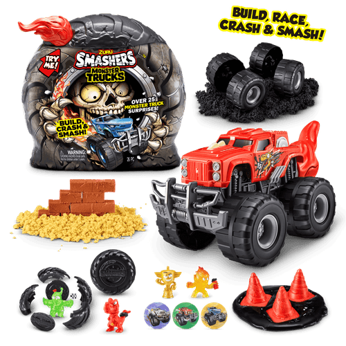 Monster Truck - Conjunto de jogos - Smashers Surpresa S1 - Vermelho START