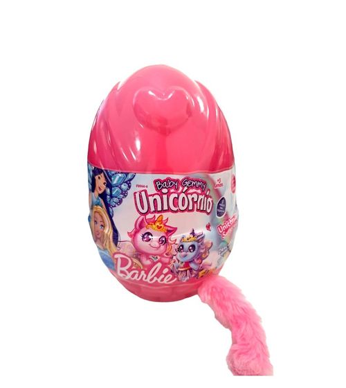 Pelucia - Surpresa Barbie Ovo Unicornio - Baby Gemmy BARAO
