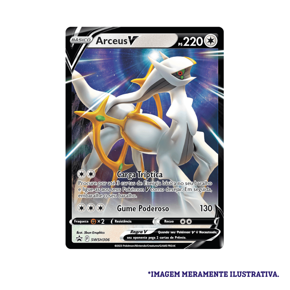 Jogo De Cartas - Pokémon - Coleção Treinador Avançado - Box - Arceus - Copag